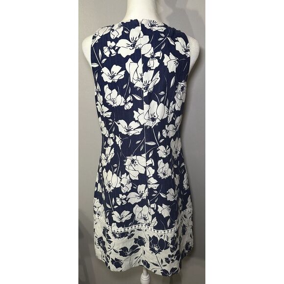 Eliza J Womens Floral Lace Sleeveless Shift Dress Size‎ 6 Cottagecore Feminine - Picture 3 of 9